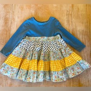 Ricrac & Ruffles floral springtime dress